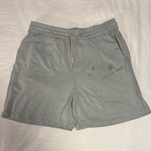 Used Lululemon Comfort Gray Shorts size M.